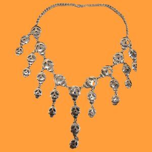 Skeleton Necklace w extension